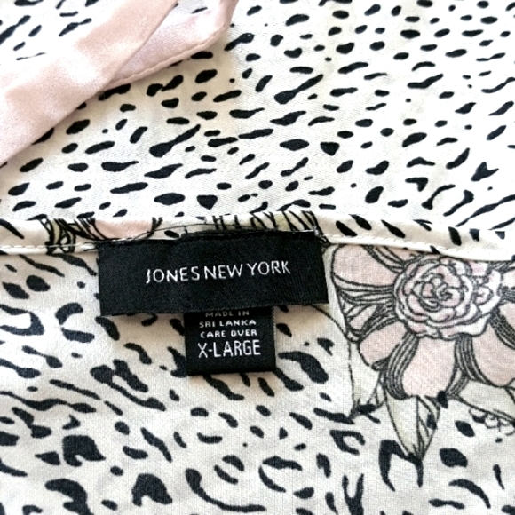 Jones New York Silky Satin Floral Slip Dress - Picture 5 of 7